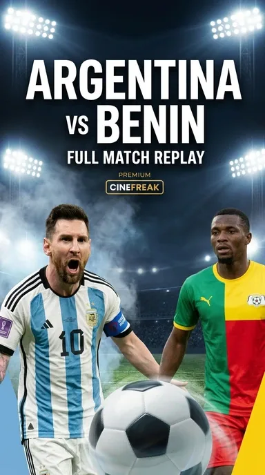 Argentina vs Benin Full Match Replay Messi's Last Match 2025 English - FlixBD
